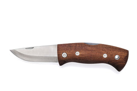 Helle Kletten K - folding knife - 55mm triple laminated blade, Kebony handle
