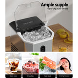 Devanti Portable Stainless Steel Ice Maker | Small Home Appliances | King of Knives Australia