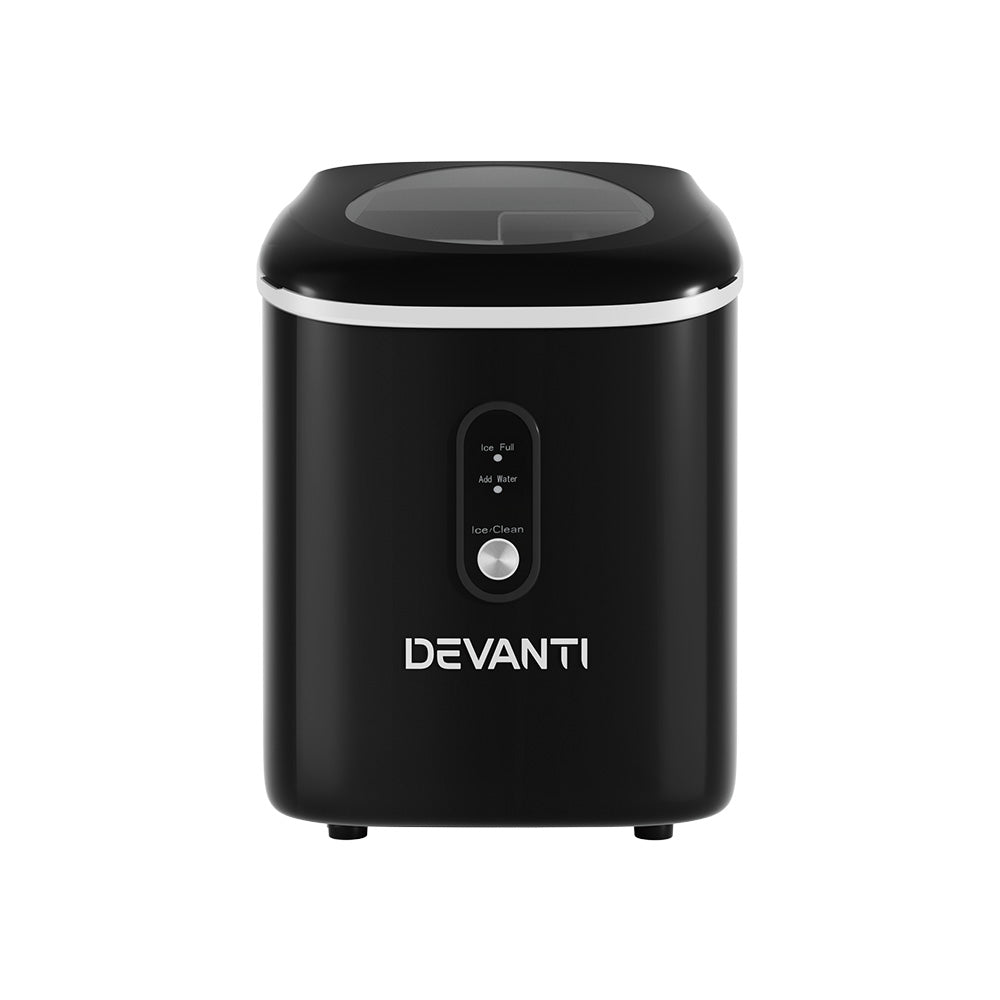 Devanti Portable Ice Maker Machine Nugget Ice Cube 15kg Bar Countertop | Small Home Appliances | King of Knives Australia