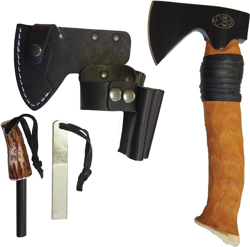 Karesuando Kniven Bushcraft Axe Carbon Black Set
