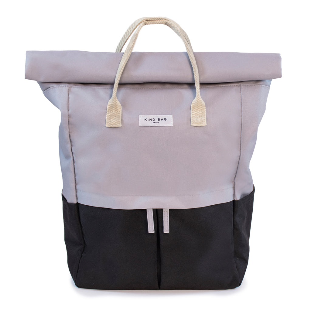 Kind Bag Backpack Large Cool Grey & Black