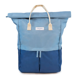 Kind Bag Backpack Large Capacity Expandable Adjustable Straps Eco-Friendly Rucksack Bag Powder Blue & Navy | King of Knives