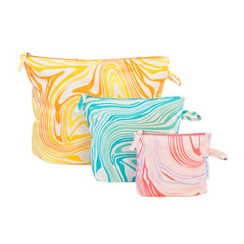 Kind Bag Pouches (set of 3) Marble
