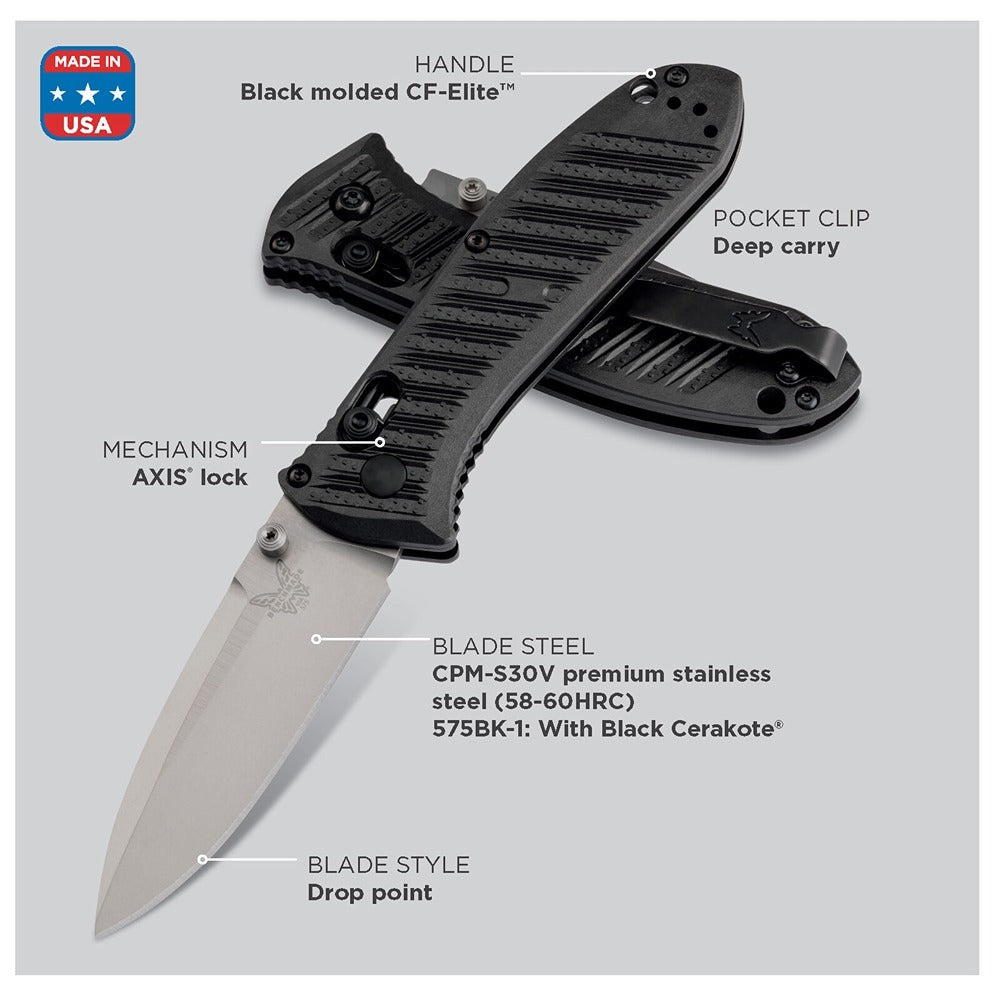 BENCHMADE 575-1 MINI PRESIDIO II ULTRA Folding Knife