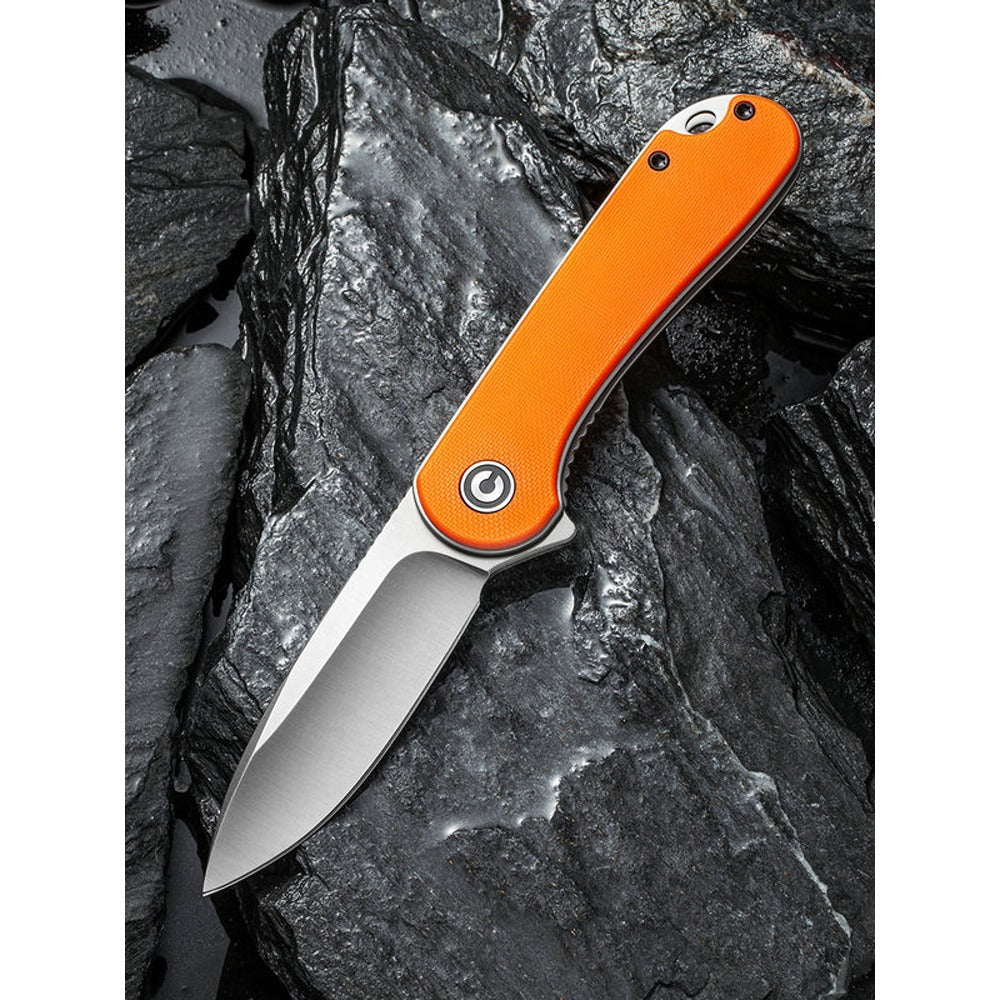 CIVIVI C907R ELEMENTUM Folding Knife, Orange G10