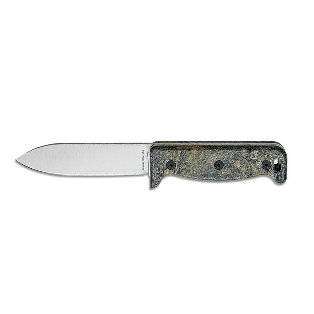 ONTARIO KNIFE CO. 7502  Black Bird ML5 Fixed Blade w/Sheath