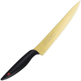 Kasumi Titanium 7 3/4 inch Carving Knife/ Gold