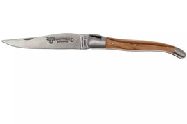 Laguiole En Aubrac Folding Knife (12cm) - Olive Wood