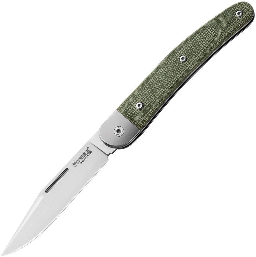 LionSTEEL Jack Linerlock Green Micarta