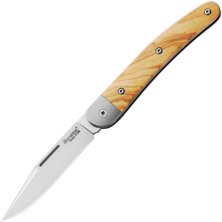 LionSTEEL Jack Linerlock Olive Wood