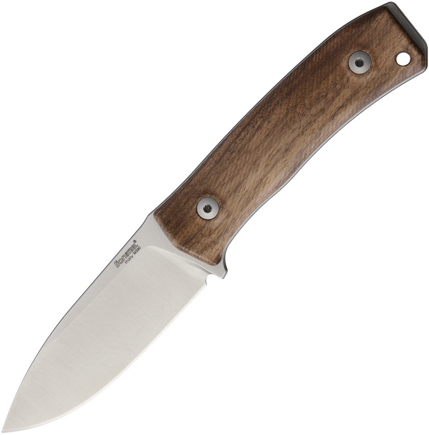 LionSTEEL M4 Fixed Blade Walnut Wood