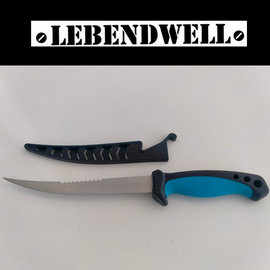 Lebendwell Sokoto Fillet Camping Knife 6.5 inch Blue | King Of Knives Australia