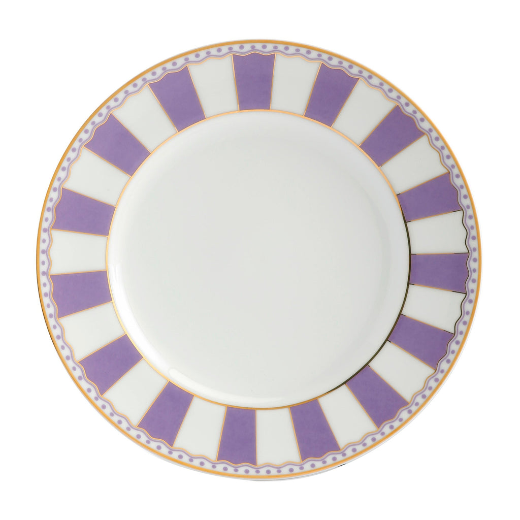 Noritake Carnivale Cake Plate Set (Small)-Lavender