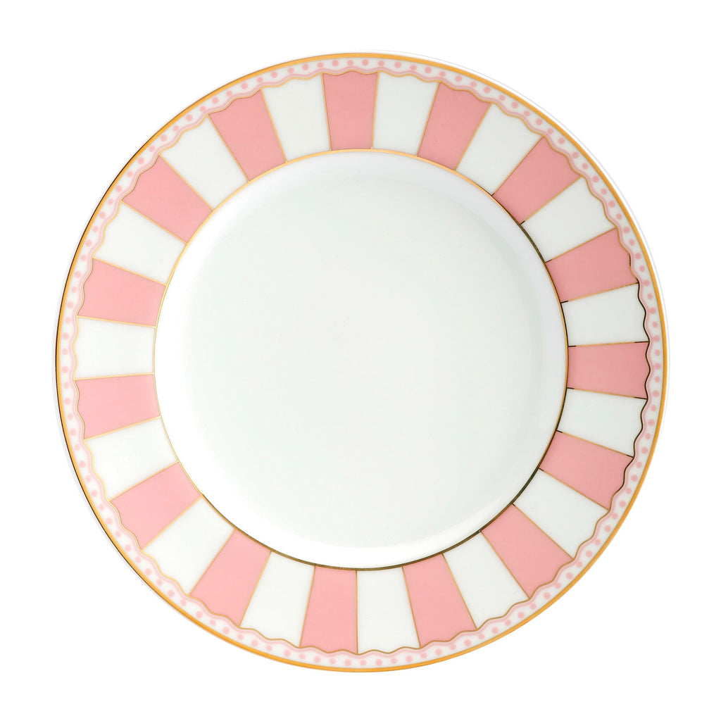 Noritake Carnivale Cake Plate Set (Small)-Pink