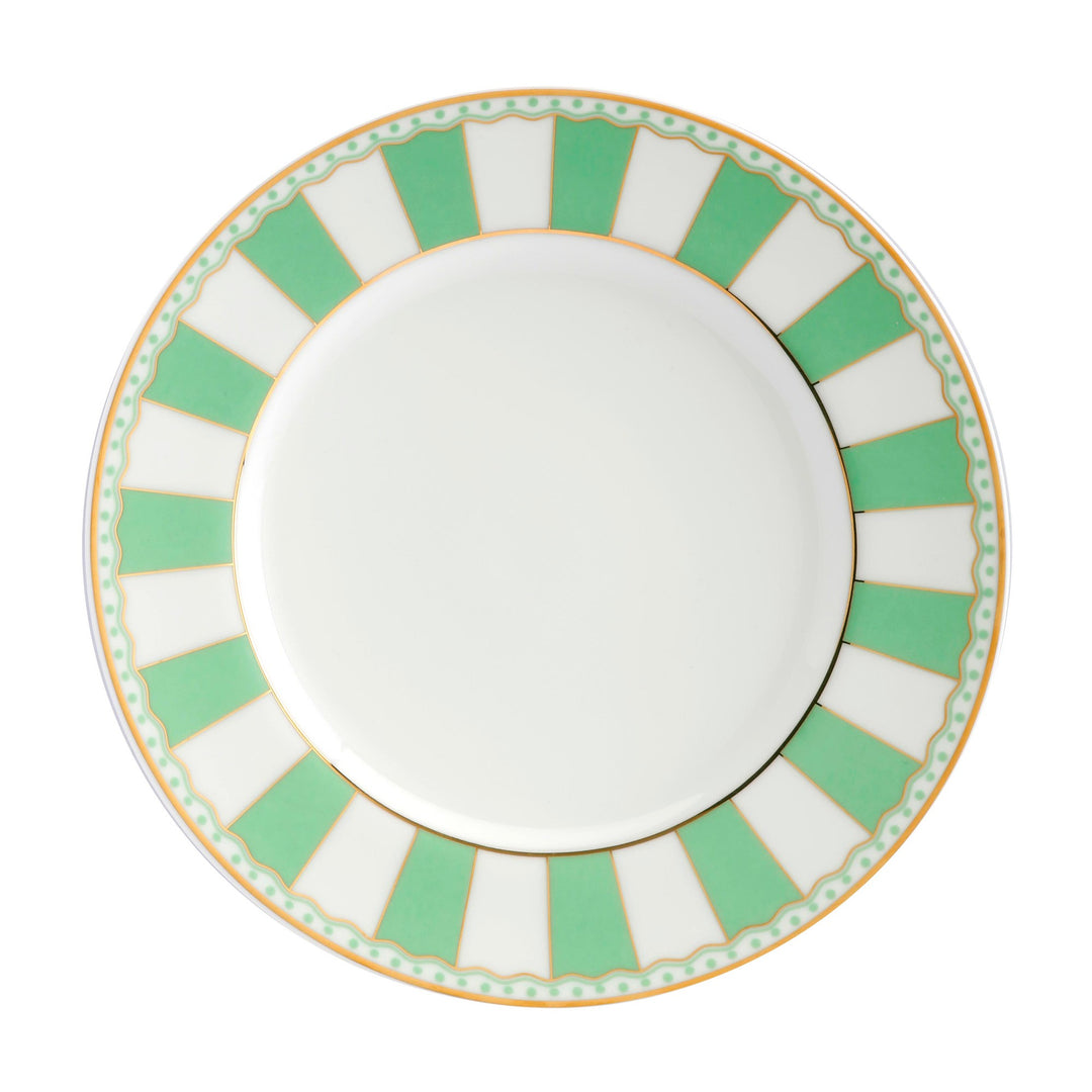 Noritake Carnivale Apple Green Cake Plate Set 16 cm Small | Noritake Dinnerware | King of Knives Australia