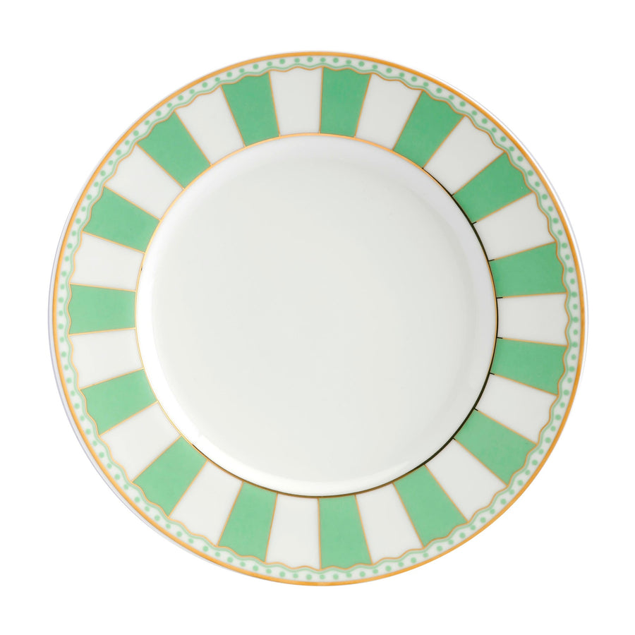 Noritake Carnivale Apple Green Cake Plate Set 16 cm Small | Noritake Dinnerware | King of Knives Australia