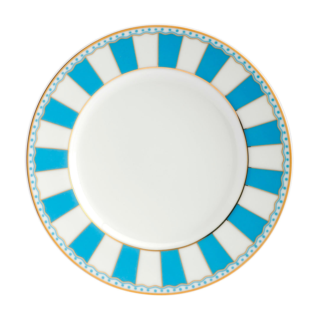 Noritake Carnivale Light Blue Cake Plate Set Small 16 cm | Noritake Dinnerware | King of Knives Australia