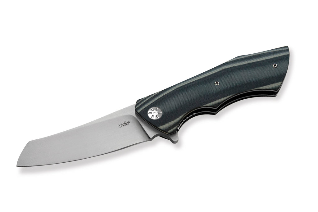Maserin AM-2 knife G10 black grey handle