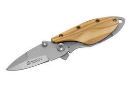 Maserin ONE-FOLD, 55mm blade, olive  handle, pocket clip