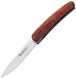 Maserin Gourmet Linerlock Red Burl