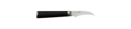 Miyako Shikisai Japanese 60mm peeling knife traditional damascus blade