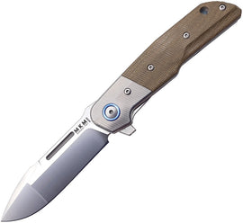 MKM-Maniago Knife Makers Clap Linerlock Green Micarta