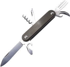 MKM-Maniago Knife Makers Malga 6 Multipurpose Knife Green | Sporting Knife | King of Knives Australia