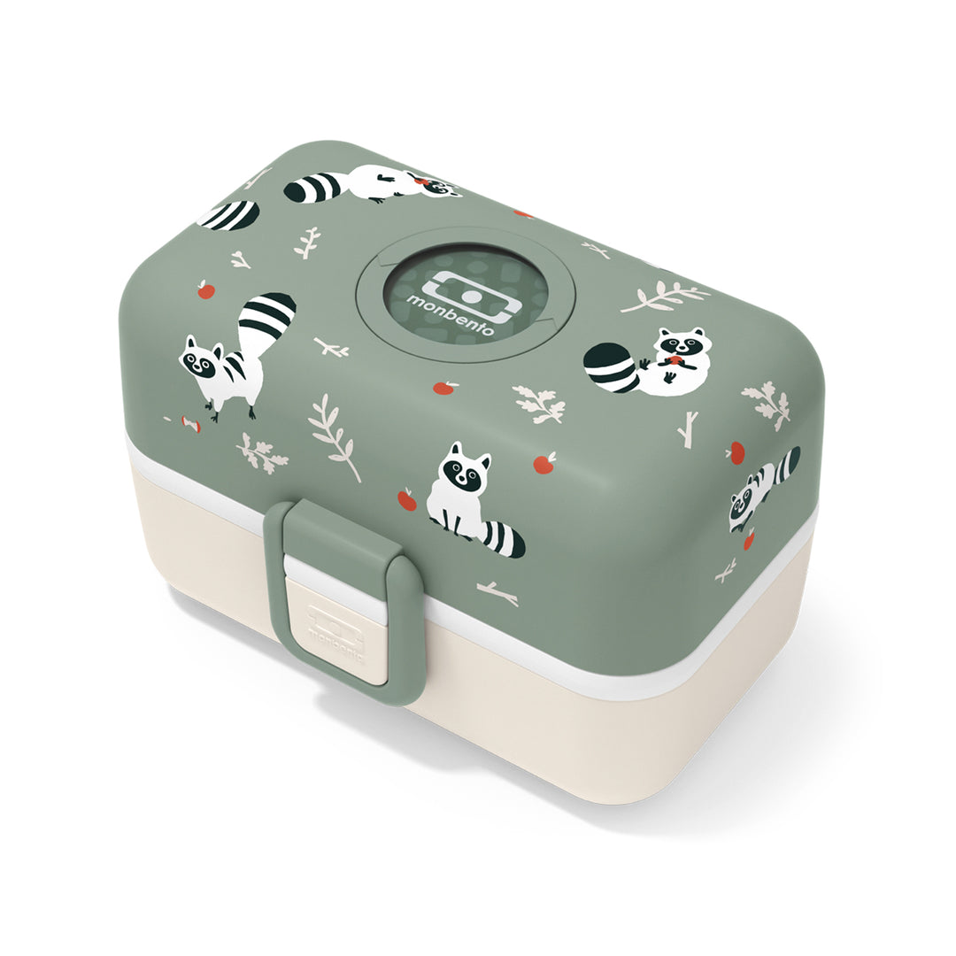 Monbento MB Tresor Graphic - Green Raccoon