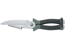 Maserin Pacific Marine Work - scissor/knife olive handlle with black sheath