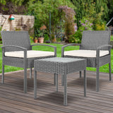 Gardeon 3-piece Outdoor Set - Grey