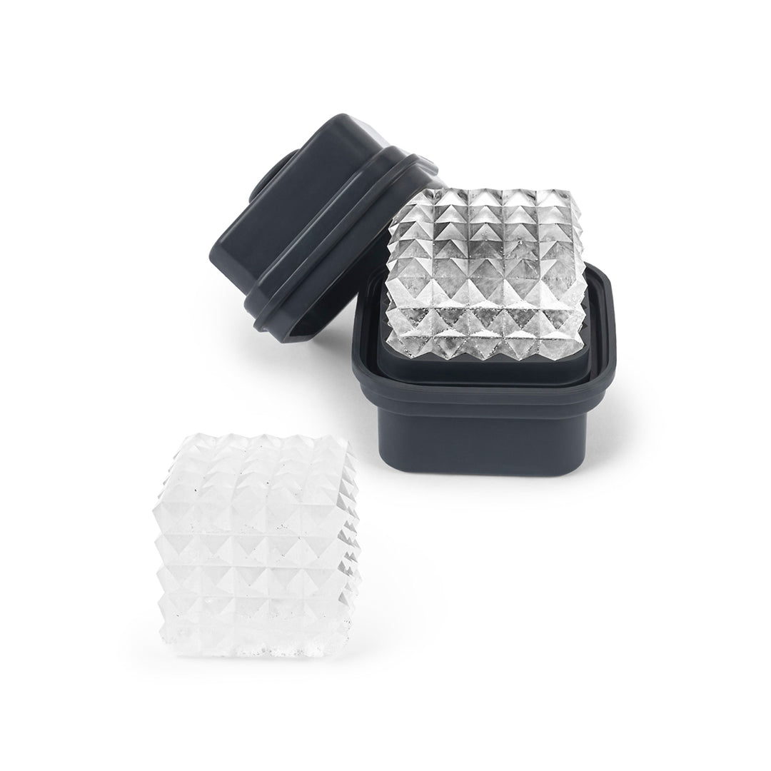Peak Cocktail Ice Cube Cubic - Charcoal