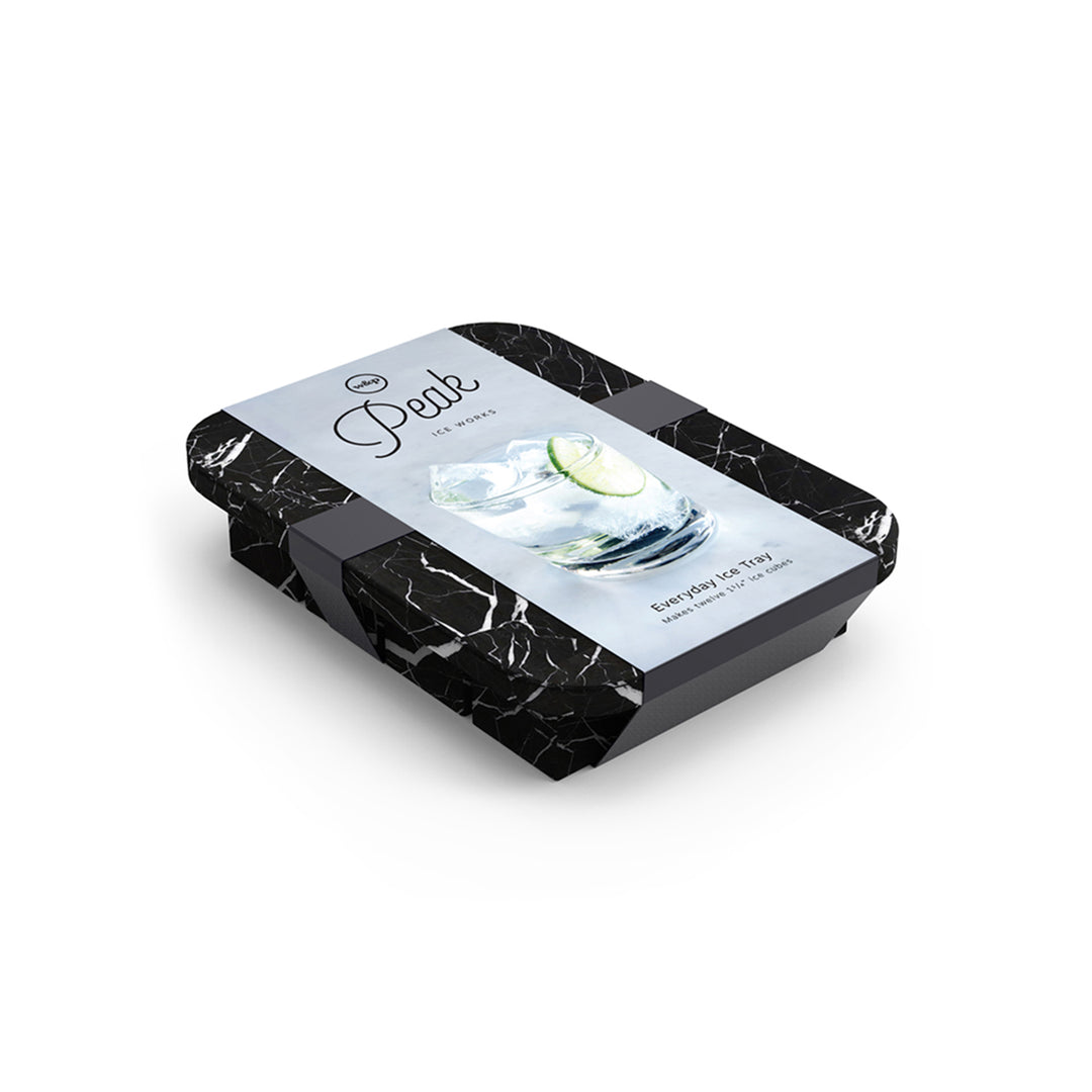 Peak Ice Cube Tray Everyday Marble - Black