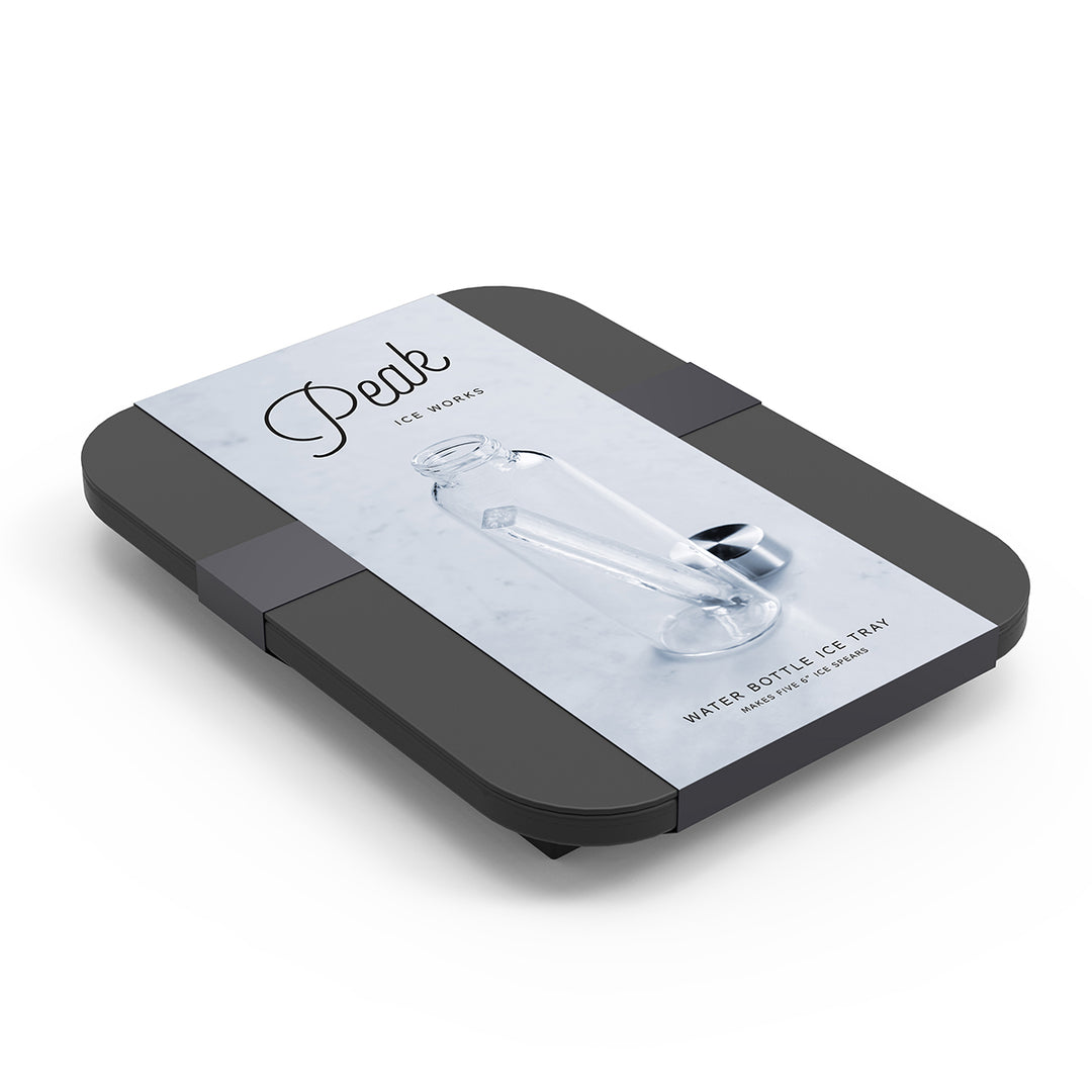 Peak Ice Tray Water Bottle - Charcoal