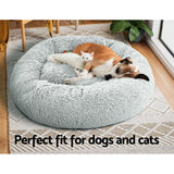 i.Pet Pet Bed Dog Bed Cat Large 90cm Light Grey