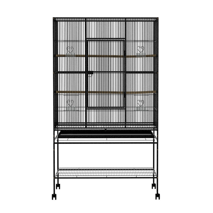 i.Pet Bird Cage Pet Cages Aviary 137CM Large Travel Stand Budgie Parrot Toys