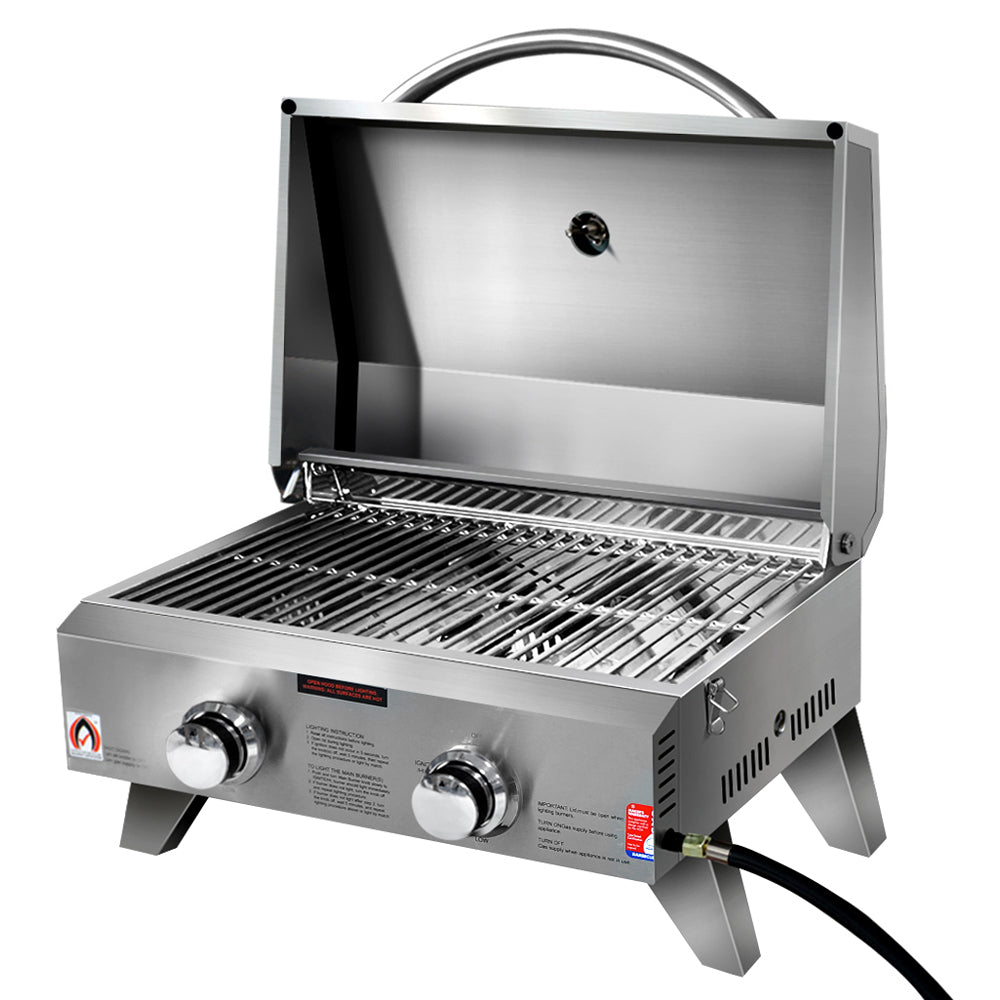 Grillz Portable 2 Burner Gas BBQ | Outdoor | King Of Knives