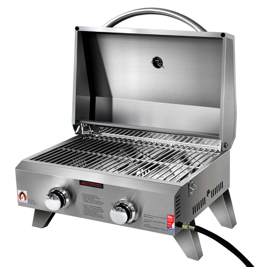 Grillz Portable 2 Burner Gas BBQ | Outdoor | King Of Knives