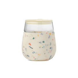 Porter Glass Tumbler Terrazzo 444ml - Cream