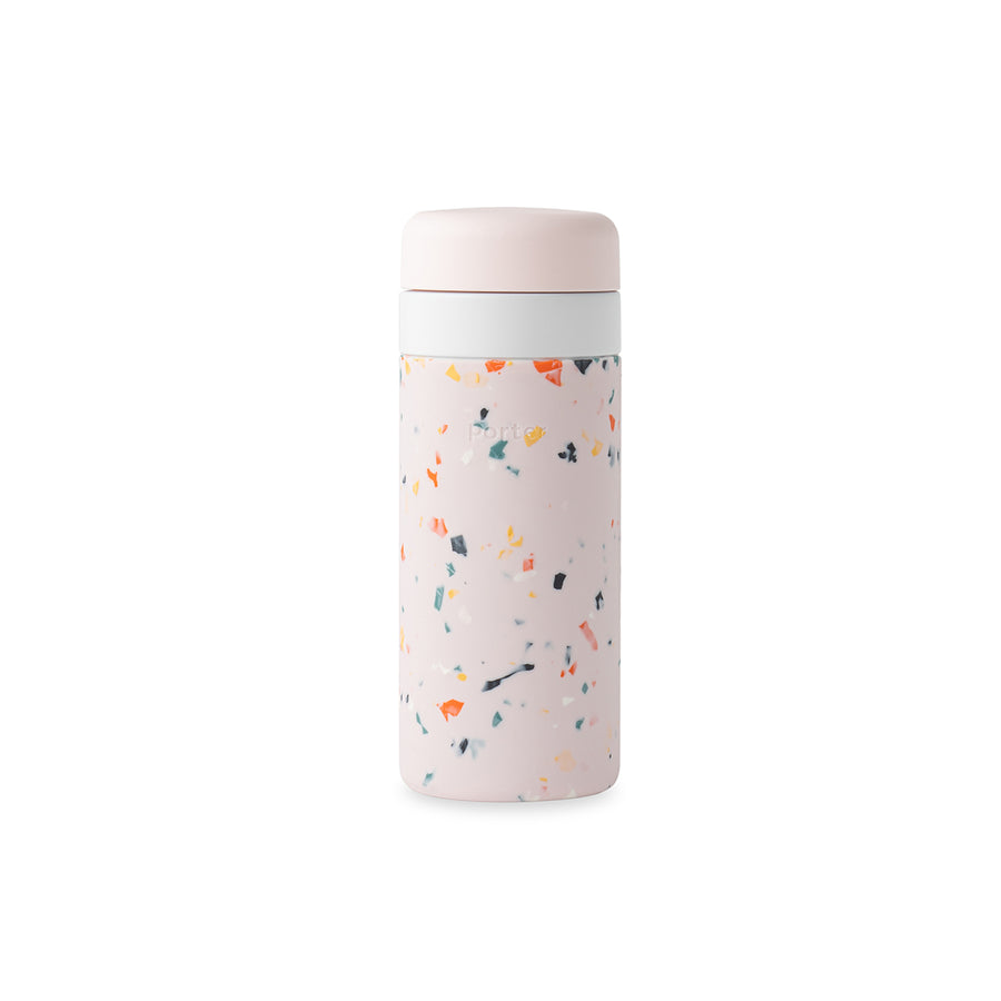 PORTER INSULATED BOTTLE TERRAZZO 475ML - BLUSH | King of Knives Australia