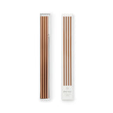 Porter Metal Straws With Cleaner (Set 4) - 10 inches Copper