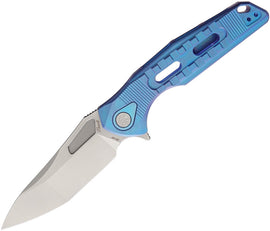 Rike Knife Thor 3 Framelock M390 Blue | Sporting Knife | King of Knives Australia