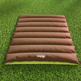 Weisshorn Sleeping Bag Double Bags Thermal Camping Hiking Tent Brown -5°C