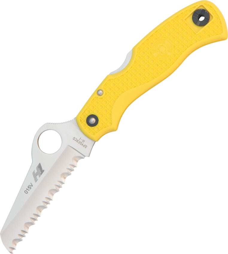 Spyderco Saver Salt Lockback Yellow