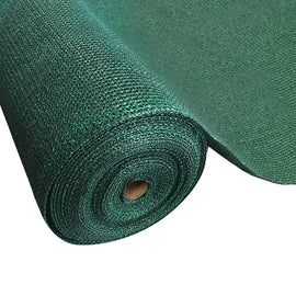 Instahut 50% Sun Shade Cloth Shadecloth Sail Roll Mesh 3.66x20m 100gsm Green
