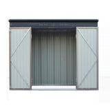 Giantz Garden Shed 2.31x1.31M Sheds Outdoor Storage Tool Metal Workshop Shelter Double Door