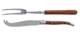 Laguiole En Aubrac 2pc Forged Cheese Set - Amourette (Snakewood)