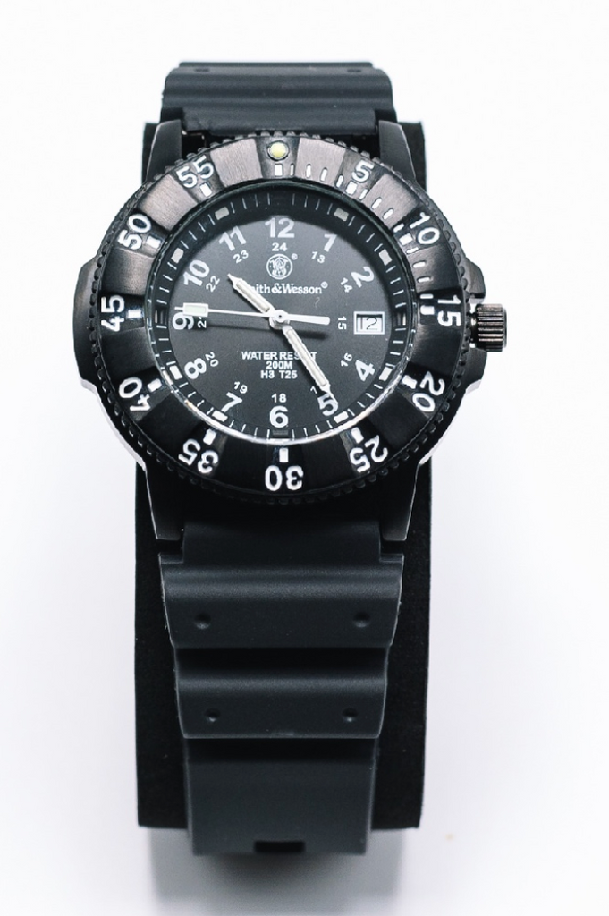 Smith & Wesson Tritium Watch H3 Nylon and Rubber Strap