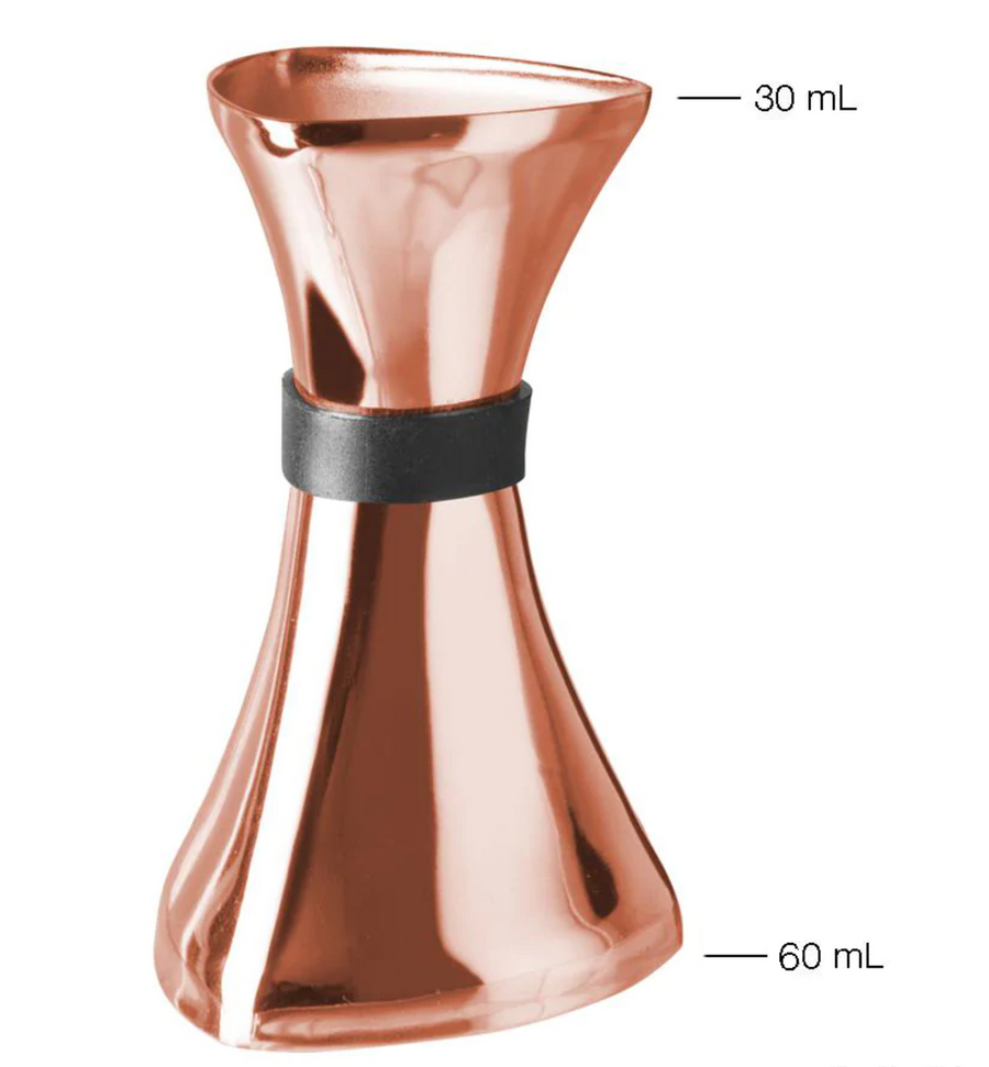 Uber ProMegJig Copper 30/60mL dual-volume jigger