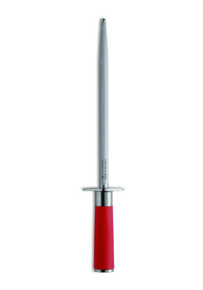 F.DICK RED SPIRIT SHARPENING STEEL, 25CM