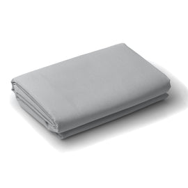 Royal Comfort 1000 Thread Count Fitted Sheet Cotton Blend Ultra Soft Bedding - King - Light Grey